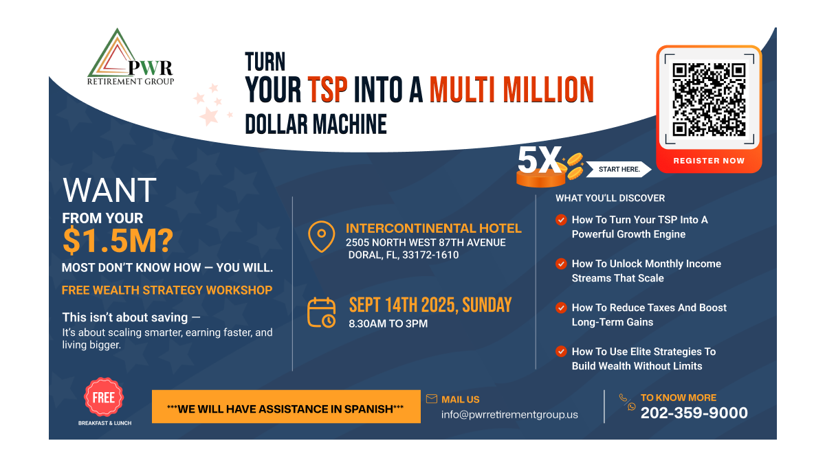 Turn Your TSP into a Multi-Million Dollar Machine – Wealth Strategy Workshop